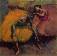 Degas, Edgar - Two Dancers in Yellow and Pink
